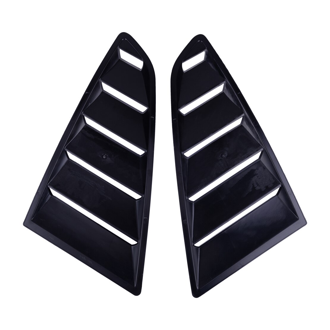 Side Black ABS Deflector Vent Window Scoop Louver Trim Cover Sticker Fit For Ford Mustang Car Styling Accessories