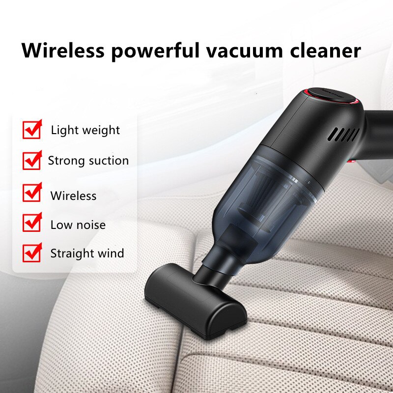 2022 Wireless Car Vacuum Cleaner Cordless Handheld Auto Vacuum Home &amp; Car Dual Use Vacuum Cleaner Powerful Cyclone Suction