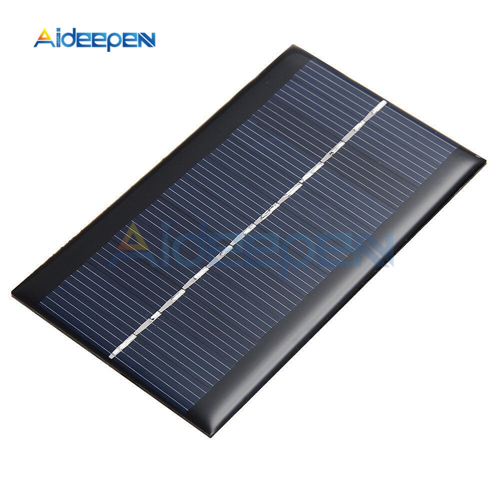 Solpanel 0.05w 0.6w 1w 1.5w mini solcelleanlæg diy til solceller batteri mobiltelefon oplader 0.5v 6v 9v hjemmebelysning