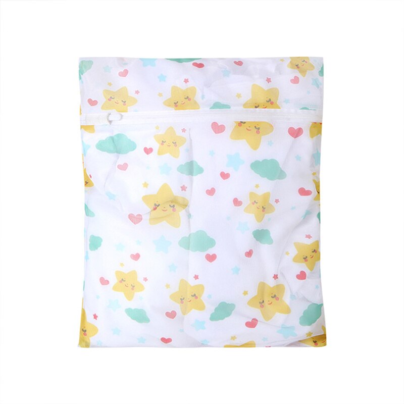 Sterren Afdrukken Machine Wassen Waszak Ondergoed Beha Sokken Waszak Polyester Mesh Wasserij Organisator Voor Vuile Kleren