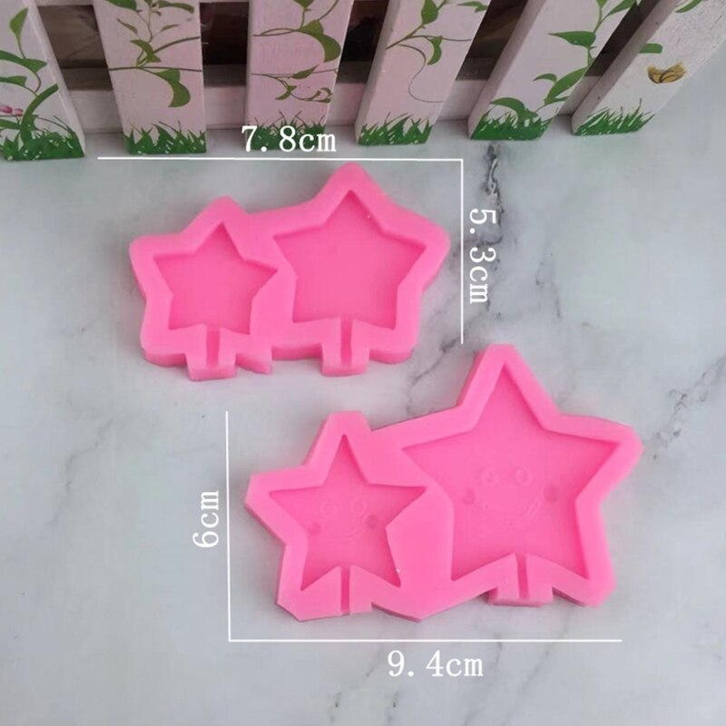 Wärme-beständig Stern Schokolade Lutscher Schimmel Mond Stern Kuchen Dekoration bilden Lutscher Formen für Kuchen Dekorieren
