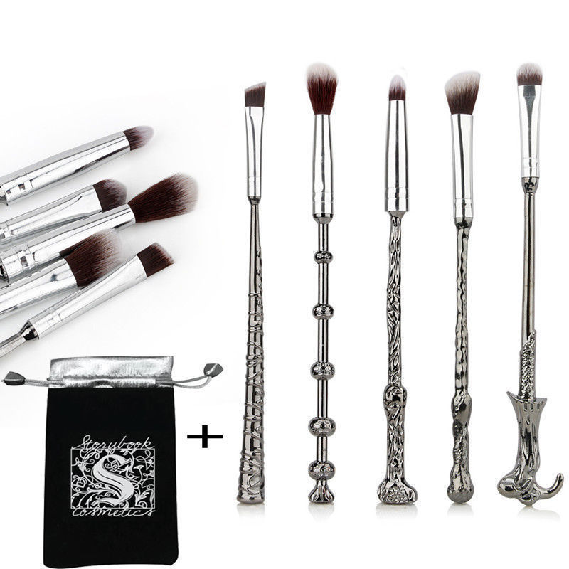 5 Stks/set Make-Up Borstel Set Wand Oogschaduw Borstel Schoonheid Cosmetica Brush Tool Make-Up Set Magische Schoonheid #5681