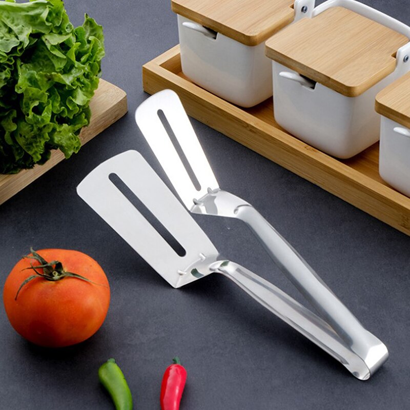 Kitchen BBQ Bread Utensil Set Barbecue Tong Fried Steak Shovel Fried Fish Shovel Clamp Kitchen Bread Meat Clamp Stainless Steels