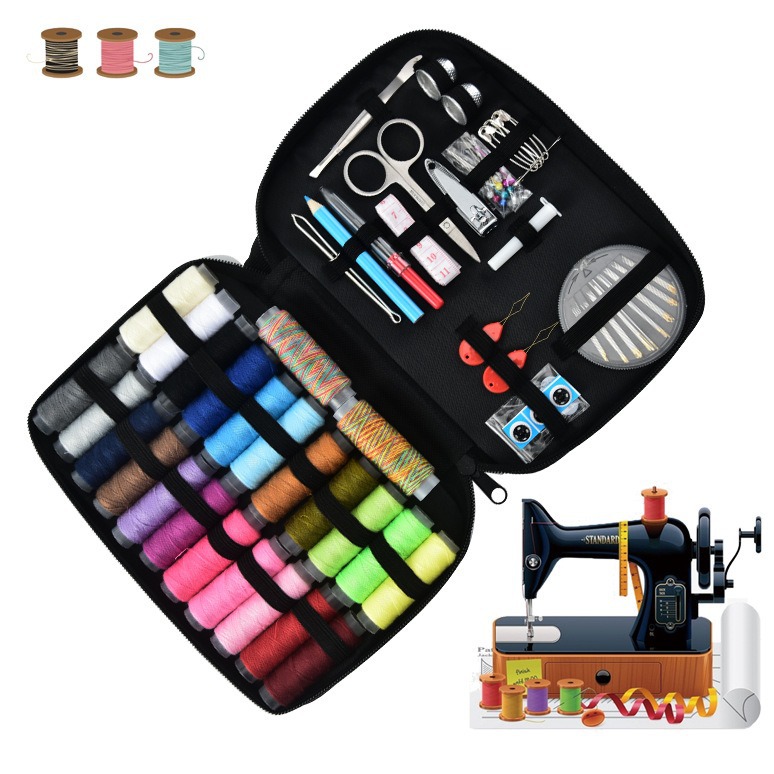 Sewing Kit Set for Home DIY Embroidery Hand Sewing Tools Portable Travel Sewing Tool Set Home Sewing Box Organizery