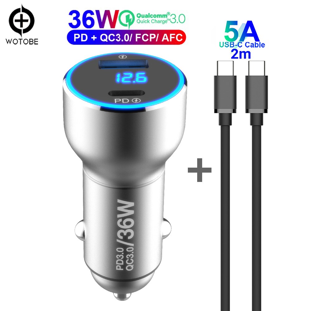 BlueBuilt Power Delivery Oplader Usb C 30W Wit Lightning Kabel 1,5m
