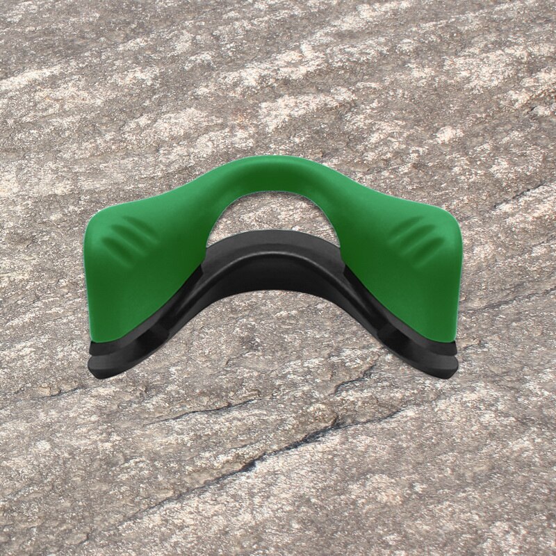 Eos siliconen rubberen vervangende neuspads voor oakley  m2 frame/xl  oo9212 oo9343 multi-opties: Donkergroen