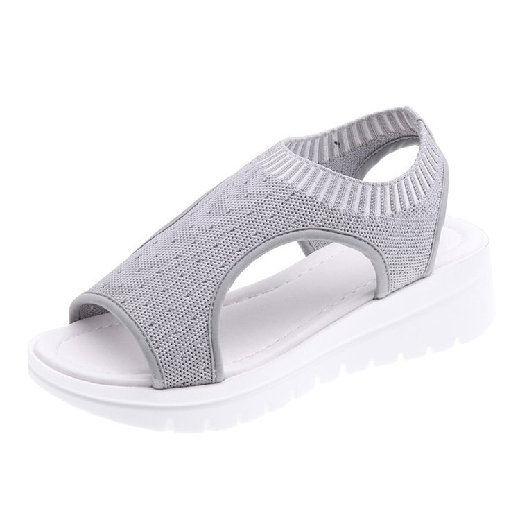 Vrouwen Sandalen Voor Ademend Comfort Winkelen Dames Wandelschoenen Zomer Platform Zwarte Sandaal Schoenen platform 11: 3 / 9