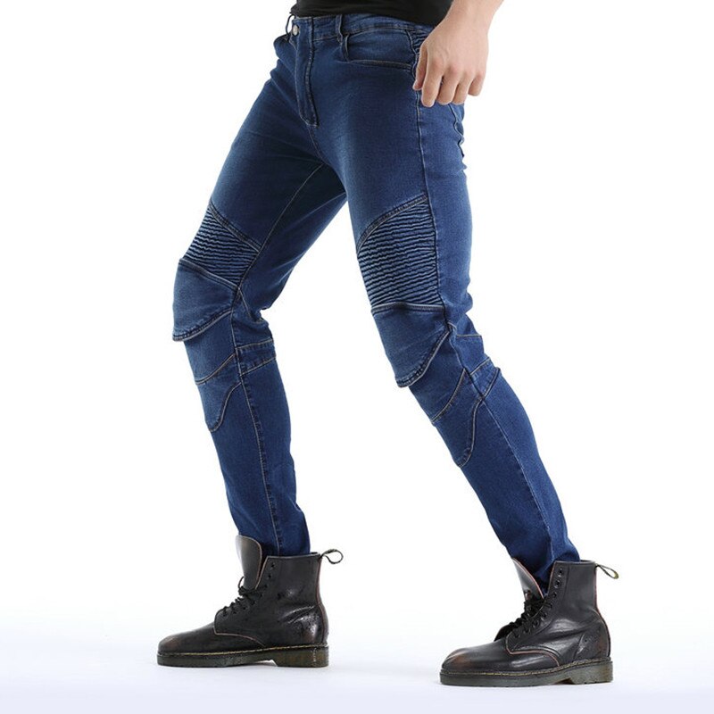 Waterproof Motorcycle Riding Jeans Advanced protective gear pantalon Rainproof Anti-fall Straight Motocross Racing Pants For Men