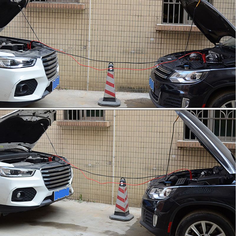 3 meter  / 4 meter 2200a/2600a bilbatteri booster kabel nødtænding jump starter lead wire klemmer til auto suv