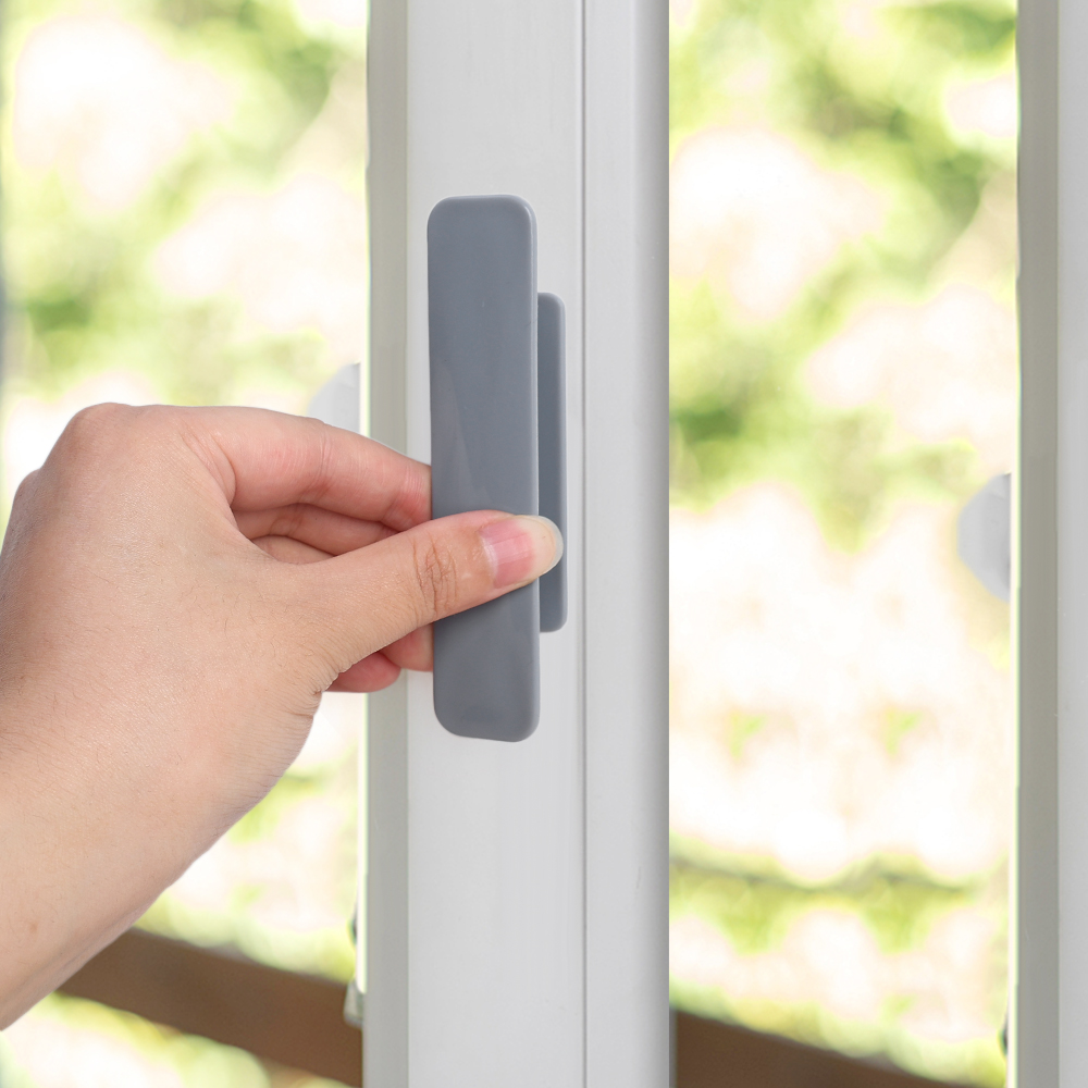 Selbstklebender Türgriff für Fenster, Schrank, Schublade, Schrank, Kleiderschrank, Griff, Organizer, Einfügen, offener Schiebetürknauf, Hilfsgerät