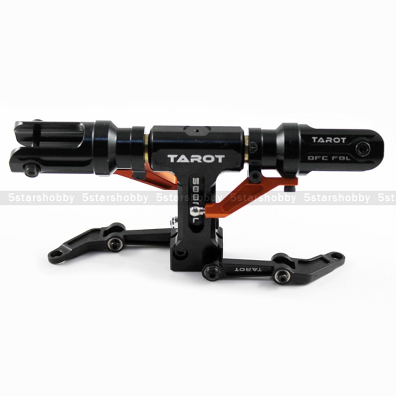 Tarot 500 Flybarless Main Rotor Head for Trex 500 Helicopter Black & orange color