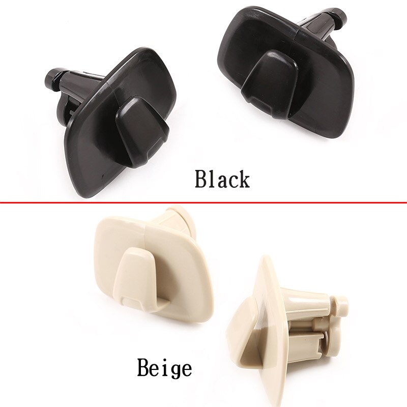 2 stuks auto abs interieur dakhaken kledinghanger haak trim voor volvo  v90 s90 xc40 xc60 xc90