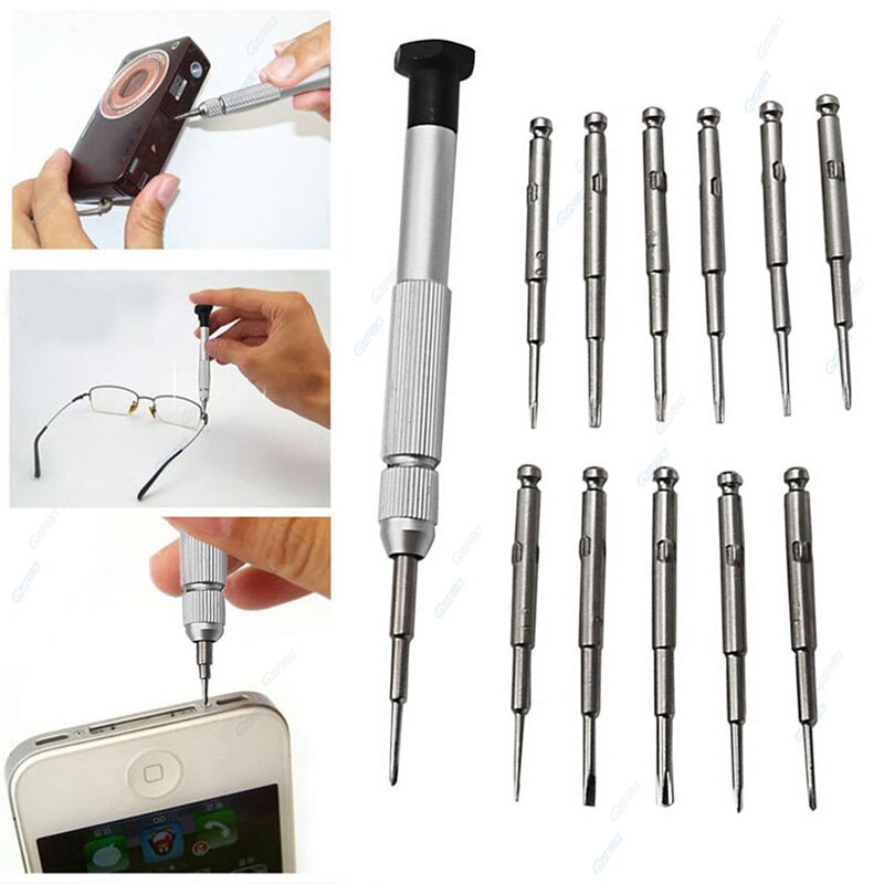 Kingsdun PH00 Phillips Screwdriver – Magnetic, Alloy Steel Repair Tool For IPhone & Cell Phone Repair (Gray, 1 Piece)
