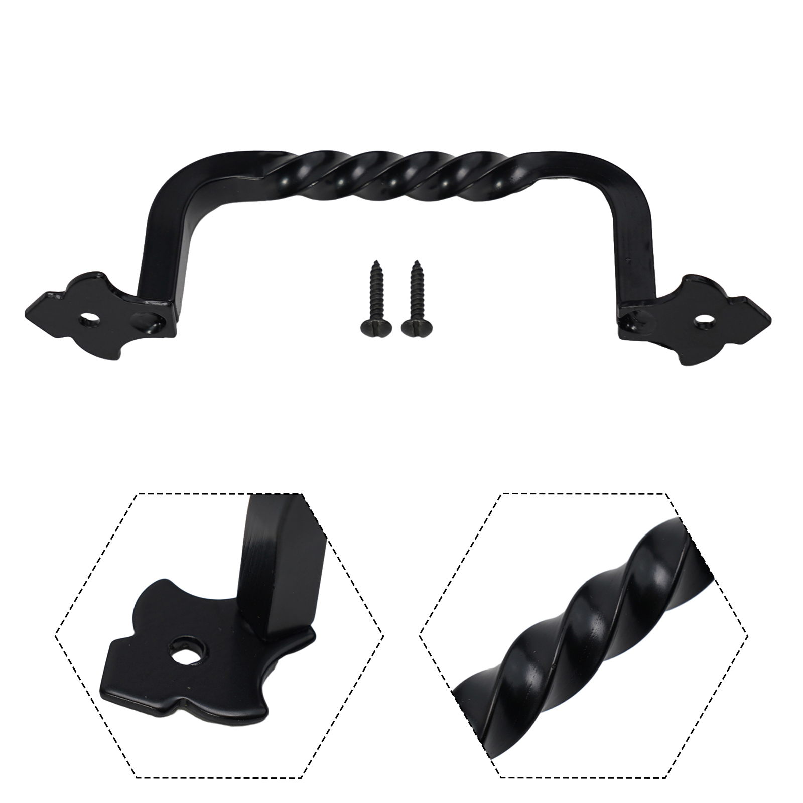 Deur Trekdeur Handvat Vintage Schuur Deur Pull Kast Knoppen Voor Houten Tuindeuren Hardware Hardware Accessoires