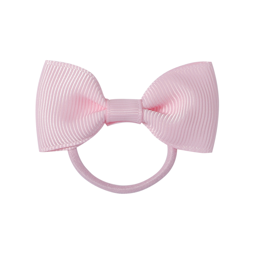 20 unids/lote Mini lazos para el cabello de Color sólido, banda elástica para el cabello para niñas, diadema, cinta de grogrén, accesorios para el cabello para niños