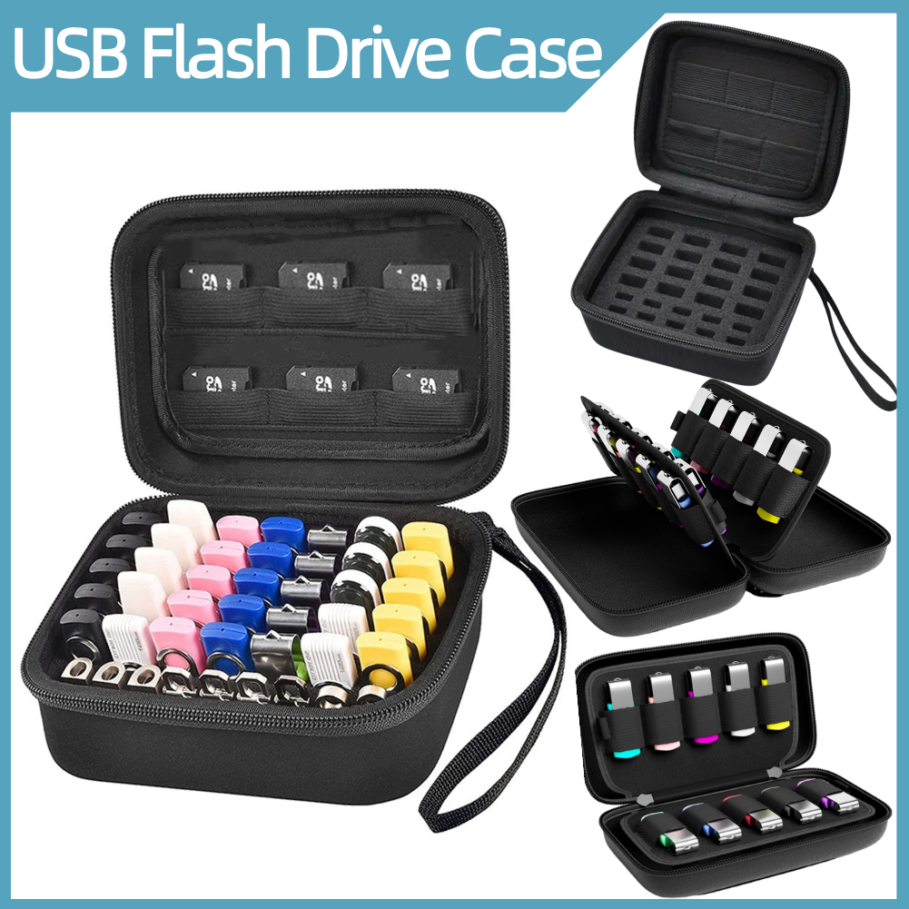 USB-Blitz-Laufwerk fallen SD Karte Daumen Laufwerk Halfter Organizer USB Lagerung fallen Lagerung fallen Halfter Elektronische Zubehör Organizer