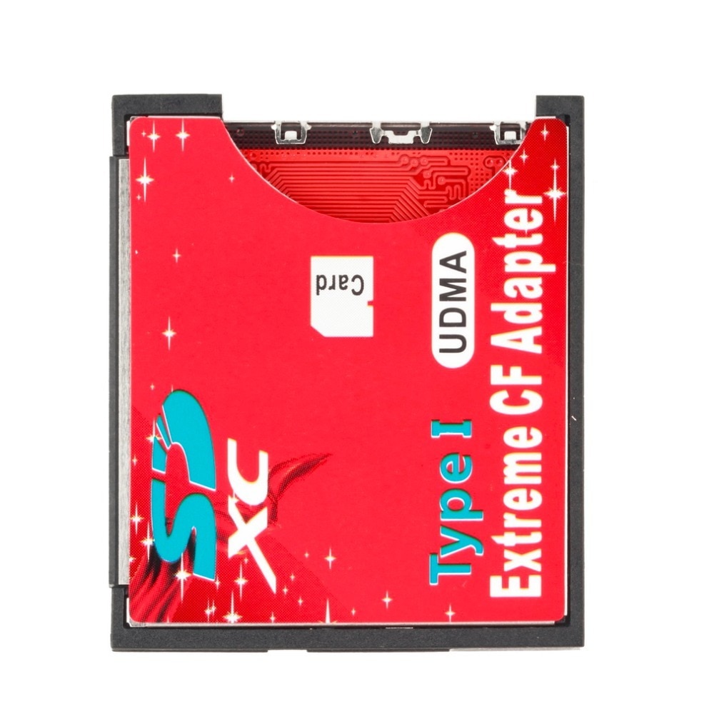 100% Single Slot Extreme For Micro SD/SDXC TF To Compact Flash CF Type I Memory Card Reader Writer Adapter Newest