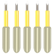 5pcs Premium Fine Point Cutting Blade Vinyl Cutter Plotter Blade Knive for Cricut Explore 1 2 Explore Air Cricut Maker 3 2 1