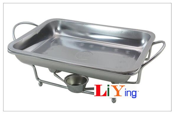 stainless steel Rectangular Chafing Dish lid hotpot holder 32cm*26cm winter Catering Banquet Buffet pan server Food Tray Warmer