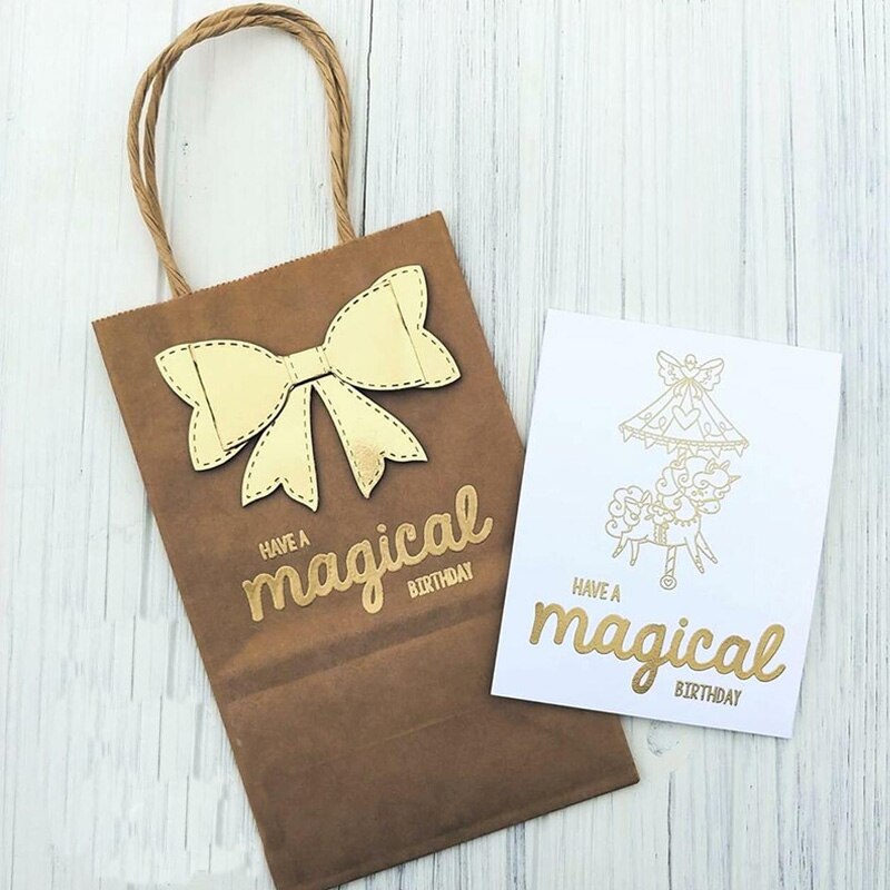 Clear Transparent Stamp Bold Cursive Happy Words Congrates Celebrates A-Z Alphabets DIY Scrapbooking