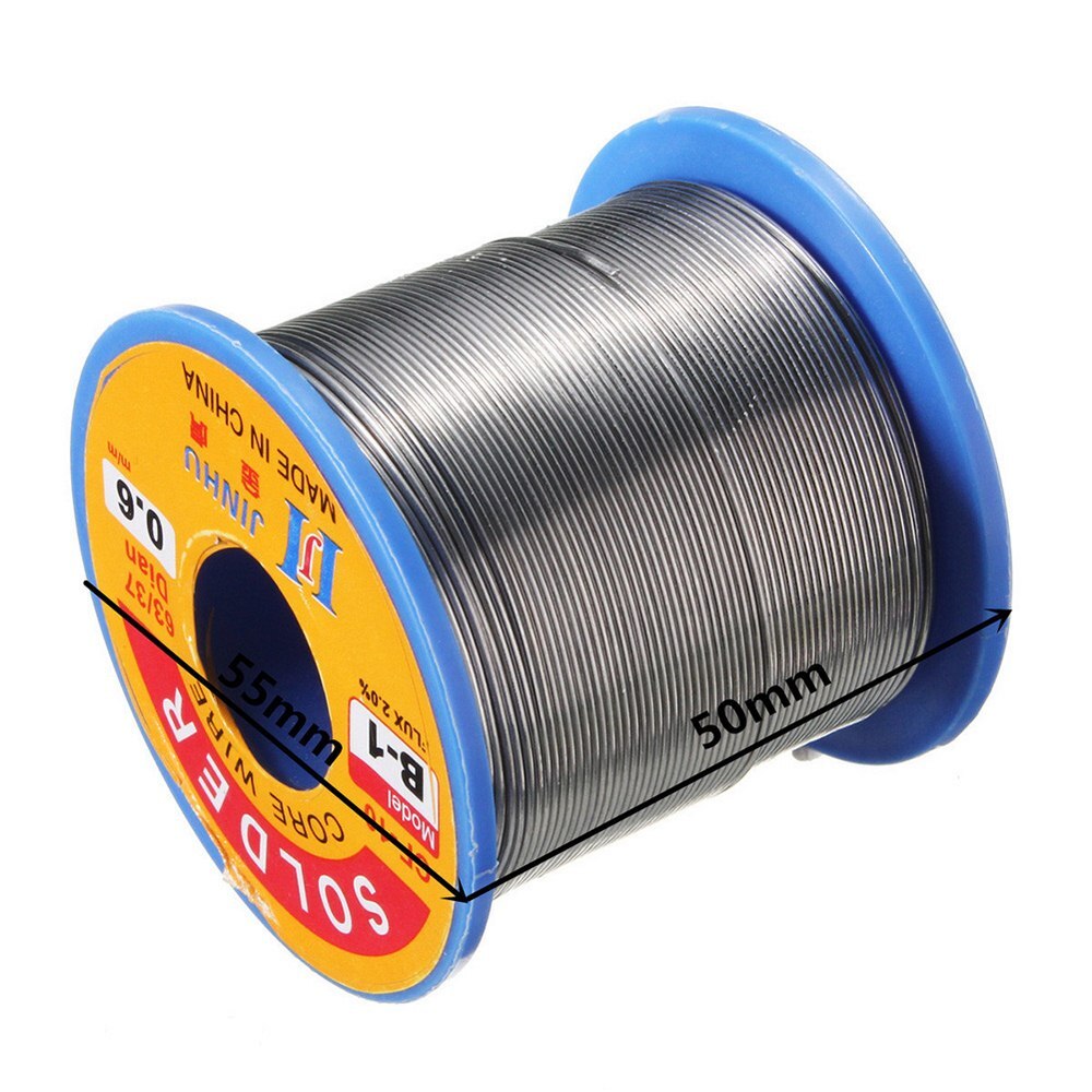 Tin Solderen Wire Reel 250-500g Rosin Core Soldeer 0.5 Mm-2mm 2% Flux Reel lassen Lijn