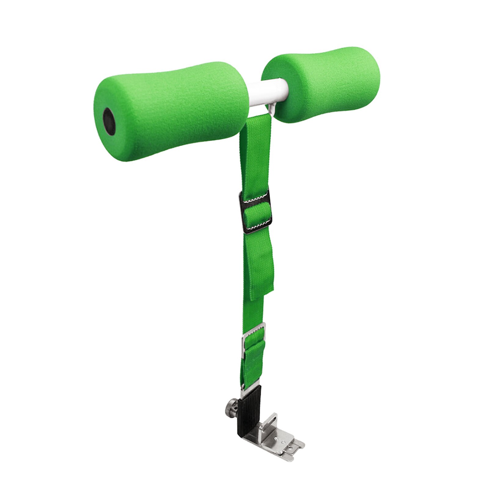 Multifunctional Sit Up Assistant Device Portable For Abs Exercise Waist Lifting Workout Bar Foot Holder Training Bed Mounted: Green