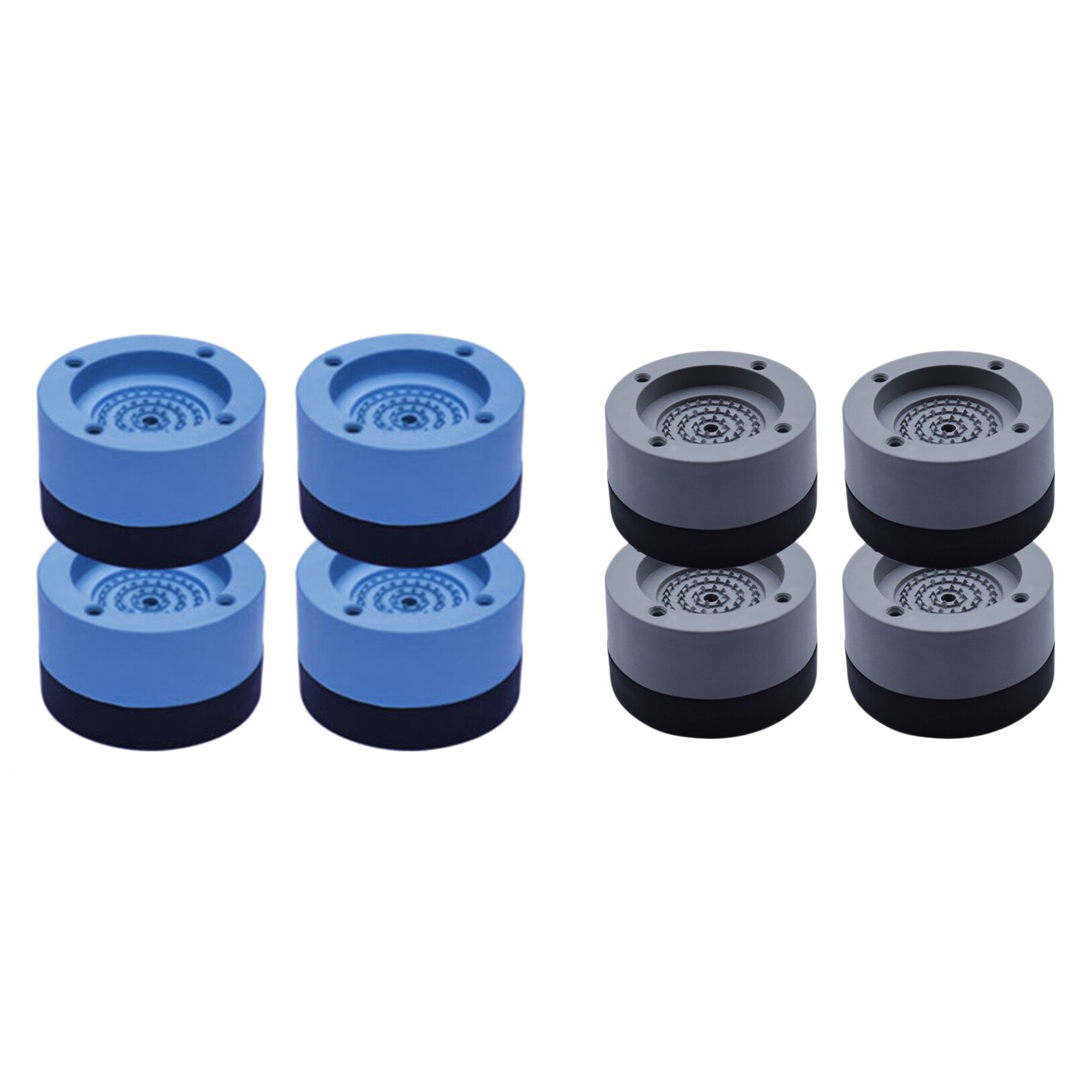 Lber 4 stk / sæt vibrationsdæmpende gummi støjreduktion vibration anti-gang fodmontering til vaskemaskine og tørretumbler justerbar højde