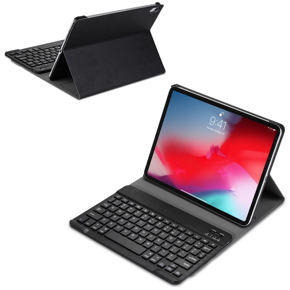 For Ipad pro 11inch Tablet Ultra-thin ABS Bluetooth Keyboard Leather Case For Ipad 11 inch Wireless keyboard Cover