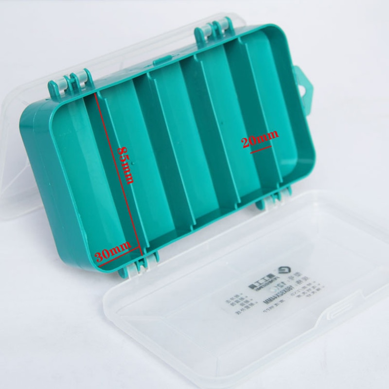 Top PENGGONG 13 Grids Tool Box Double-Side ToolBox Organizer Storage Box Multifunction Tool Case For Small Components