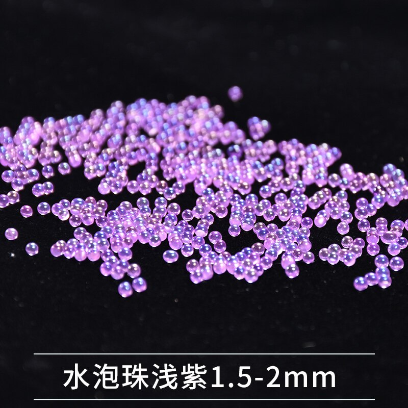 Gør-det-selv boble perler boble perler fyld krystal perler kviksand og smykker fyldmaterialer: 1.5-2.0mm c