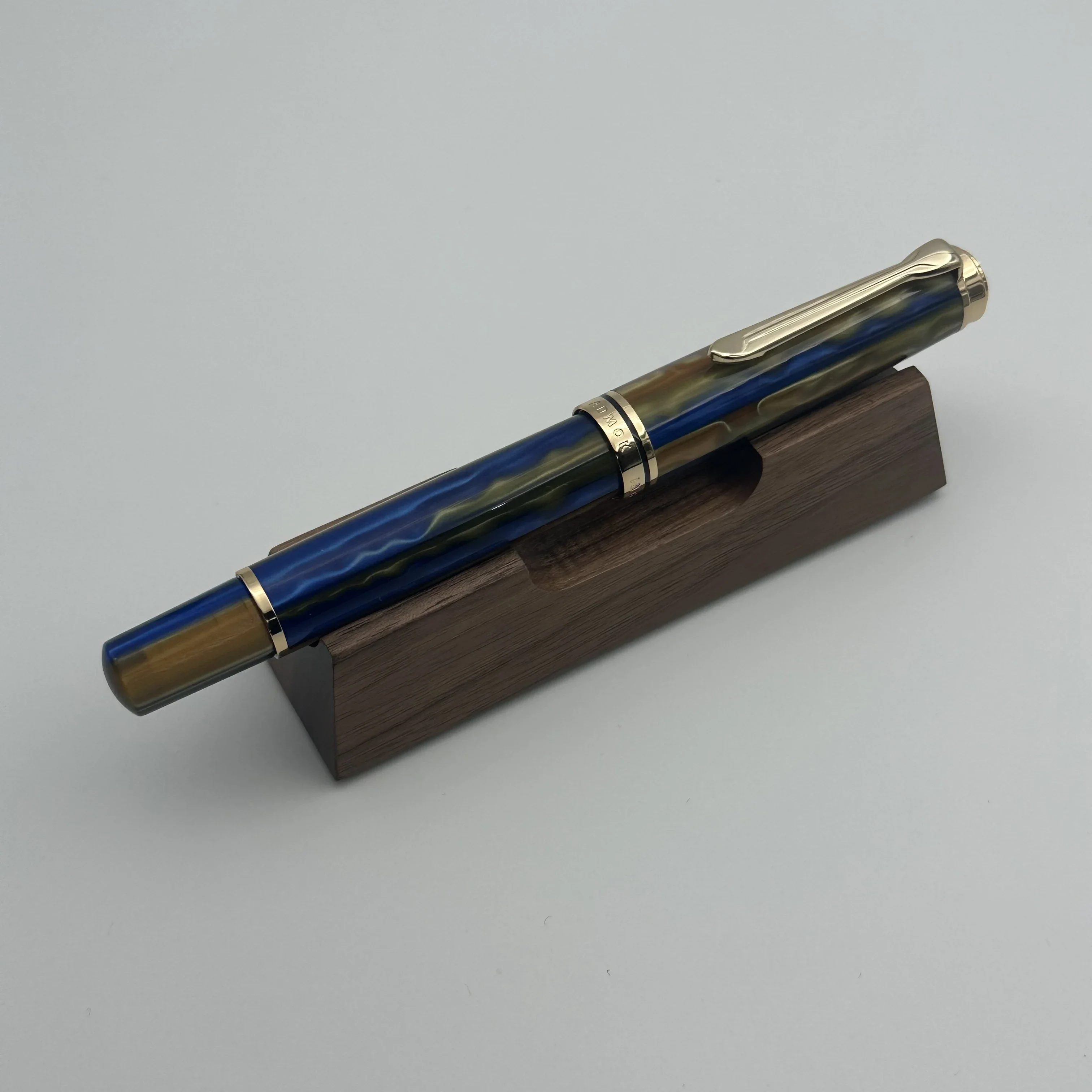 Admok M800 Pen Acrylic Piston Fountain Pen Schmidt Nib F M B 0.5 0.7 1.0MM Nib Golden Clip Writing Office Pen