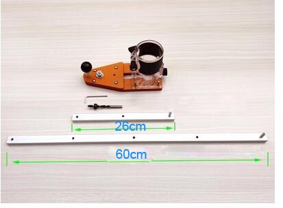 Circle Cutting Jig for Electric Hand Trimmer Wood Router Milling Slotting Trimming Machine Milling Round Plate Woodworking Tools: 26cm and 60cm set