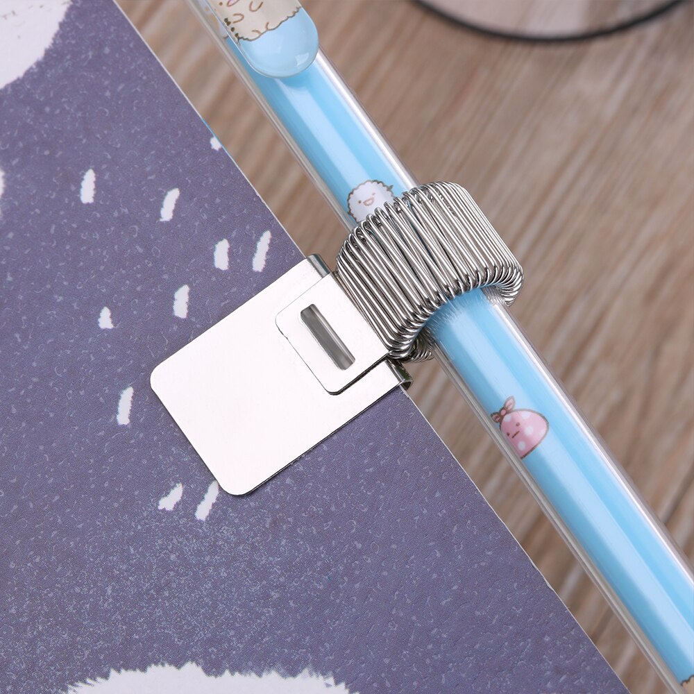 1Pc Single/Double/Triple Hole Metal Pen Clips Spring Pen Holder With Pocket Doctors Elastic Loop Nurse Uniform Pen Holders