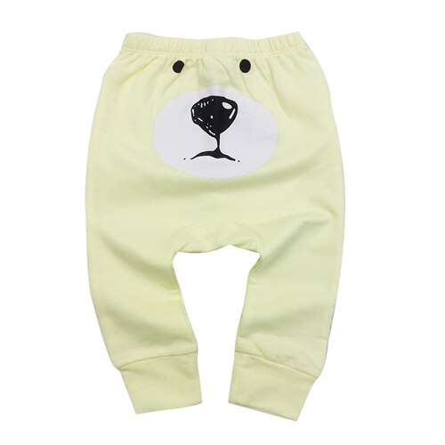 Baby Pants Newborn Toddler Infant Harem PP Trousers 6 9 12 18 24 Months Kids Pants: Yellow / 9M