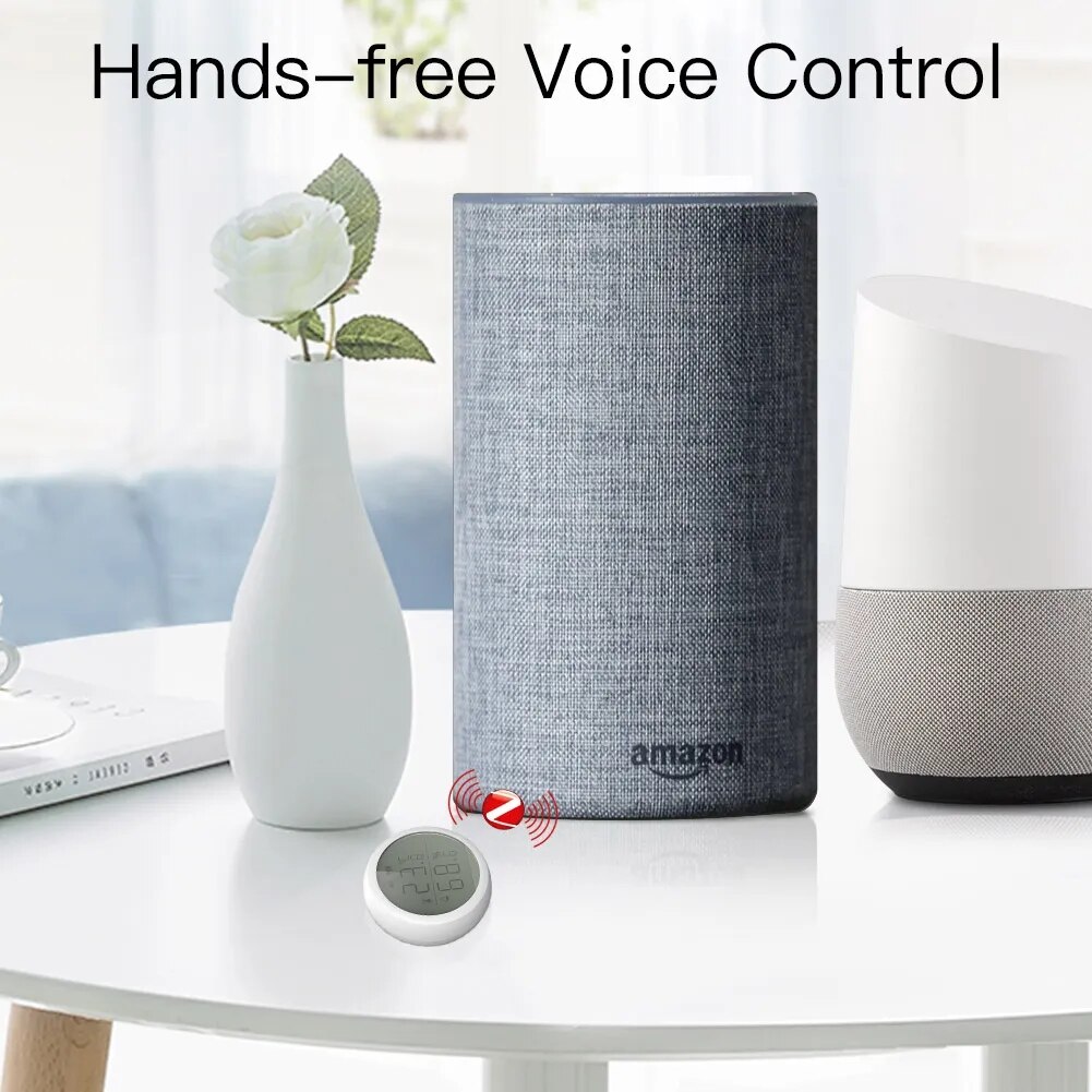 Tuya inteligentny termometr ZigBee domowy czujnik temperatury i wilgotności w pomieszczeniu z wyświetlaczem LCD aplikacja sterowanie głosem Alexa Google Dom