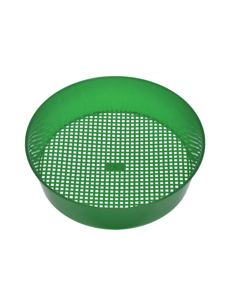Garden Sieve Durable Plastic Eco Friendly Compost Soil Stone Filtration Strainer Green