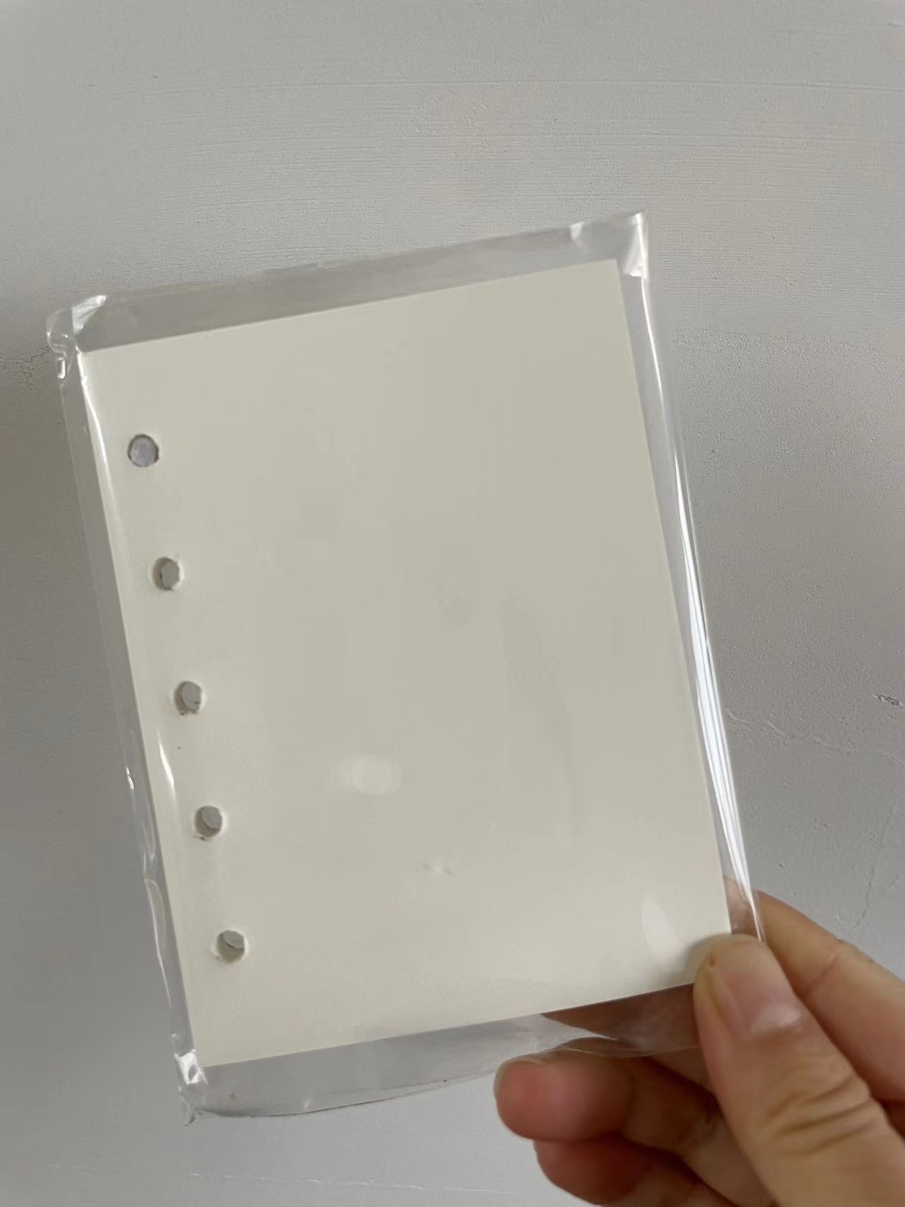 M5 glitterfargede løse ark 5-- hulls godterifarget permomslag journal skisseboktilbehør dagbok kontorrekvisita: Grønn