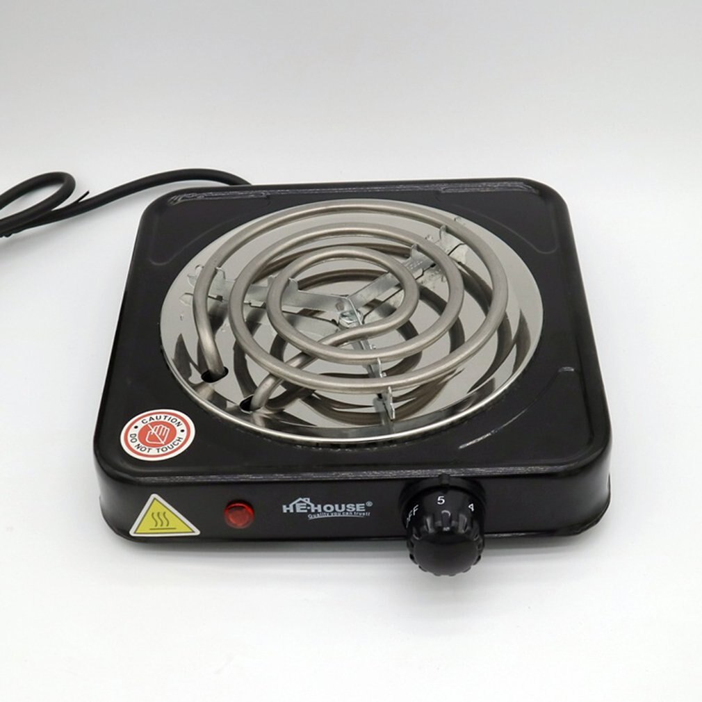 Waterpijp Houtskool Brander 500W Elektrische Kookplaat Kookplaat Ijzer Brander Reizen Draagbare Koken Apparaten Koffie Heater Chicha Eu Plug