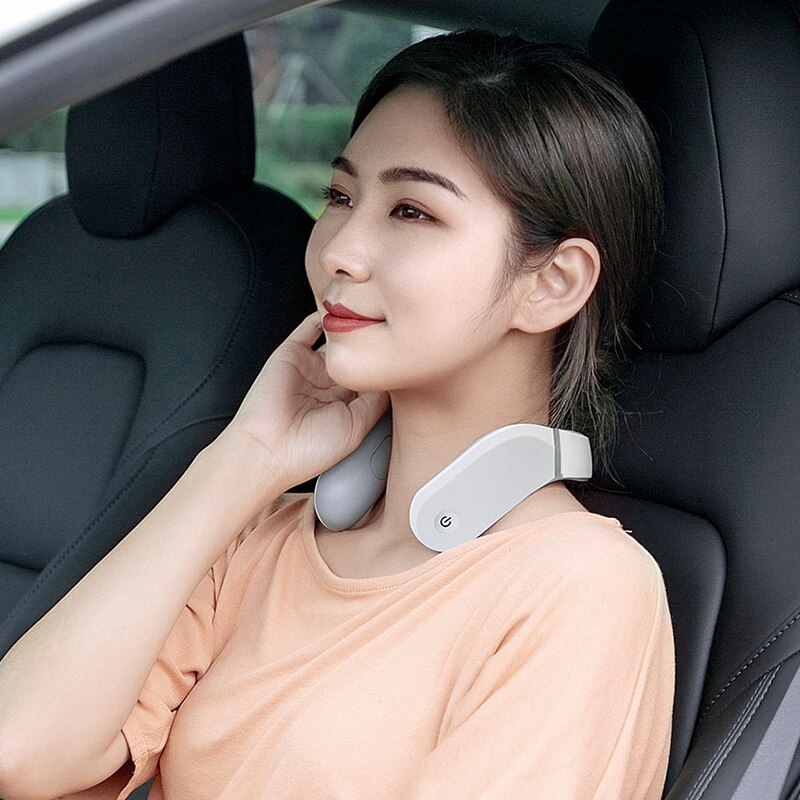 Xiaomi Jeeback Cervical Massager G2 TENS Pulse Back Neck Massager Far Infrared Heating Health Care Relax Work With Mijia App