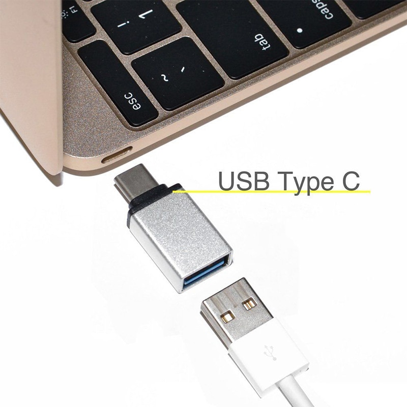 Adaptador USB tipo C a USB 3,0, adaptador Thunderbolt 3, Cable OTG para Macbook Pro Air, Samsung S10, S9