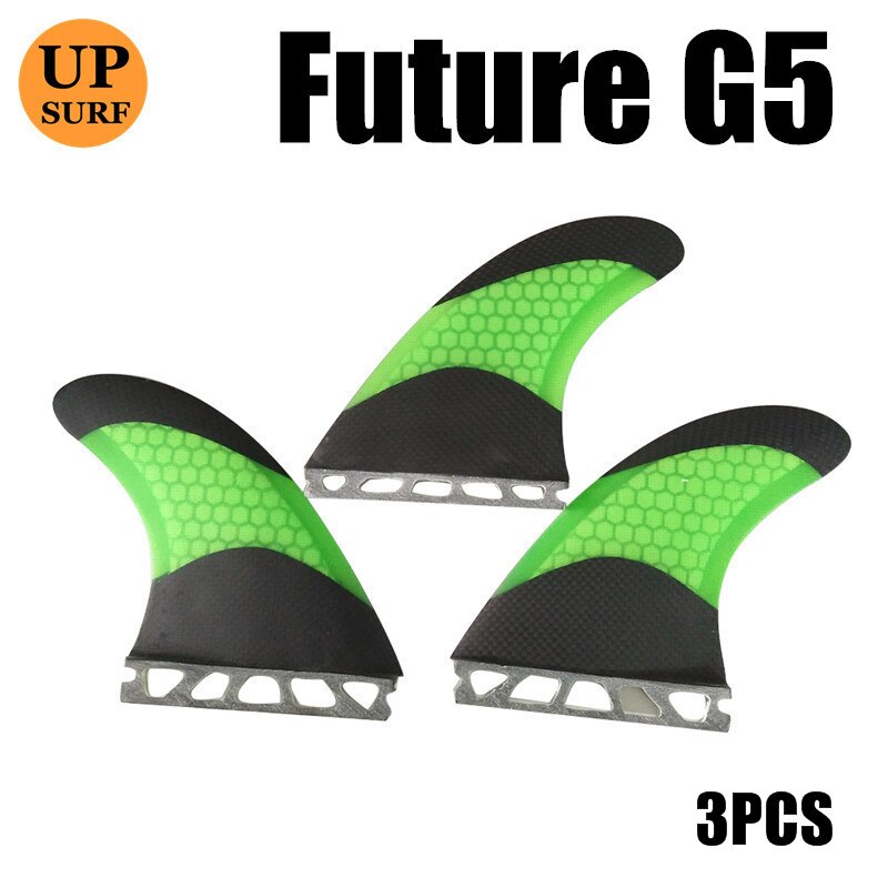 De producto futuro aletas G5/G7 de fibra de carbono Barbatana tabla de surf Fin propulsor de nido de abeja de fibra de vidrio aletas 3 piezas por set: 11