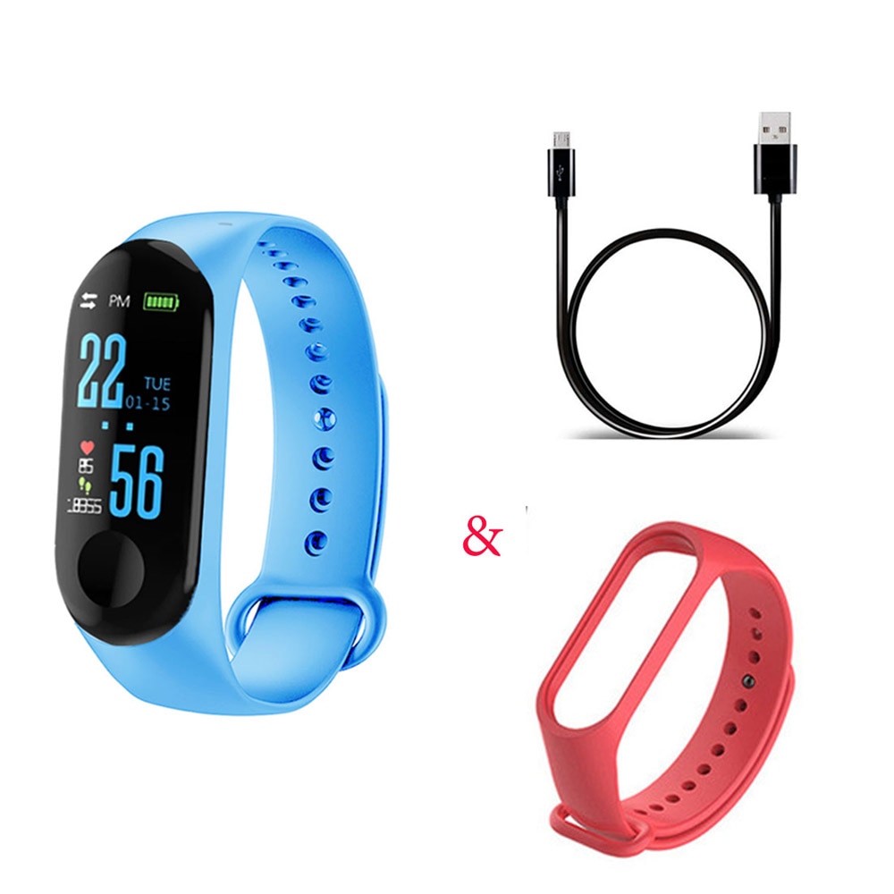 M3 Pro Smart Band Waterproof Fitness Tracker VS M3 Plus Smart Bracelet Blood Pressure Heart Rate Monitor: LJC00H12N8