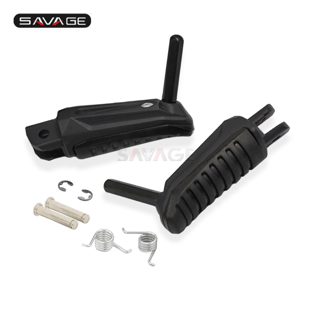 Voetsteunen voor de voorste rijder, voetsteunadapters voor suzuki hayabusa 1999 motoraccessoires pedalen aluminium