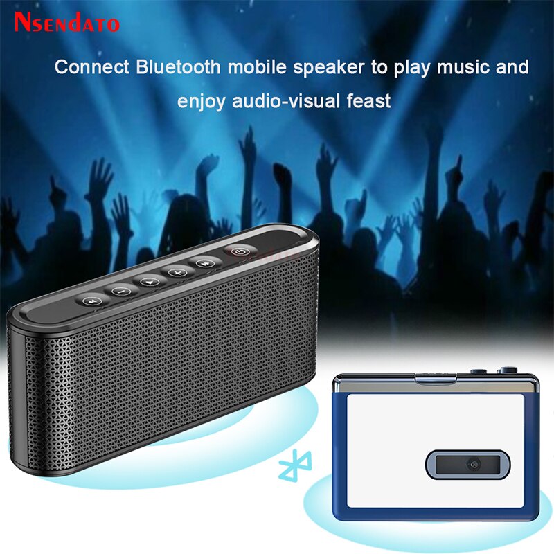 Ezcap215 Persönliche Stereo Kassette Bluetooth Übertragen retro Band Recorder kassette Audio- musik Spieler Adapter zu mp3 konverter