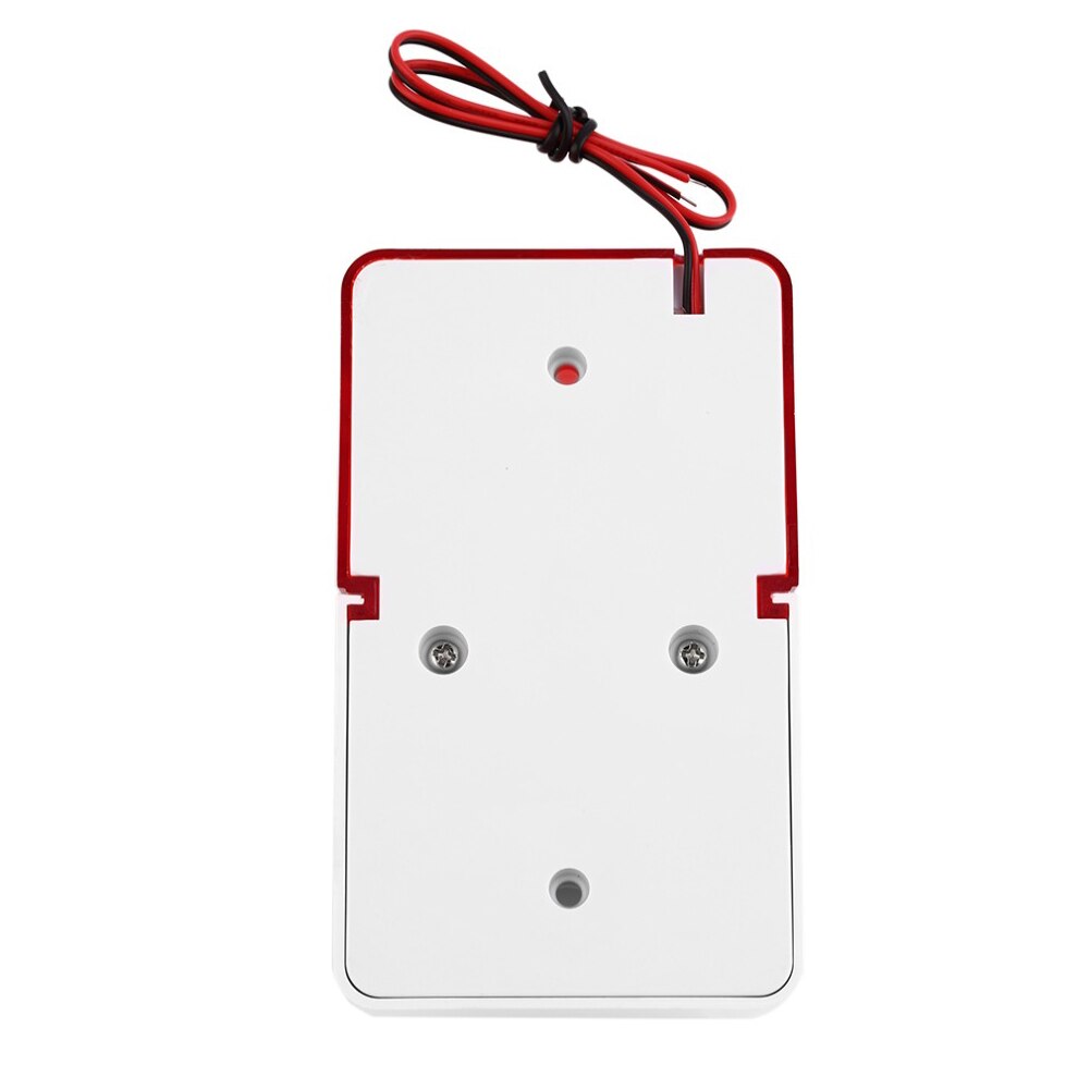 DC 12V flashing red light sound siren home security alarm system