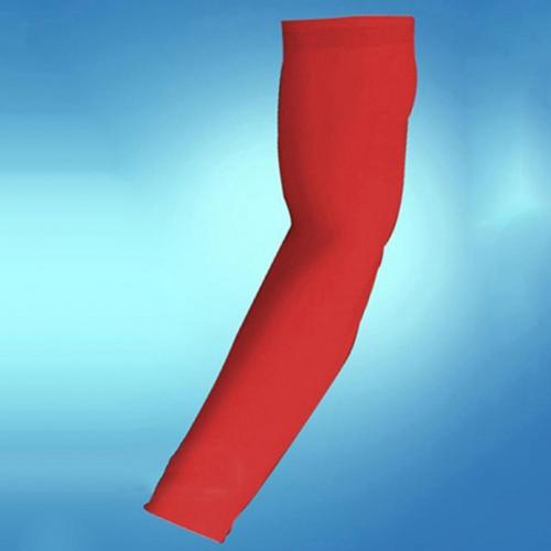 Protectores de brazo para fitness, mangas de protección UV para el brazo, transpirables, de secado rápido y material de poliéster, adecuado para ciclismo, actividades fitness y deportivas, 1 unidad: Rojo