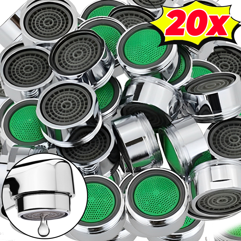 Aireador de grifo antisalpicaduras, grifo reemplazable para ahorro de agua, rosca de boquilla de grifo, burbujeador de grifo de cocina de 24mm, utensilios para el baño y el hogar