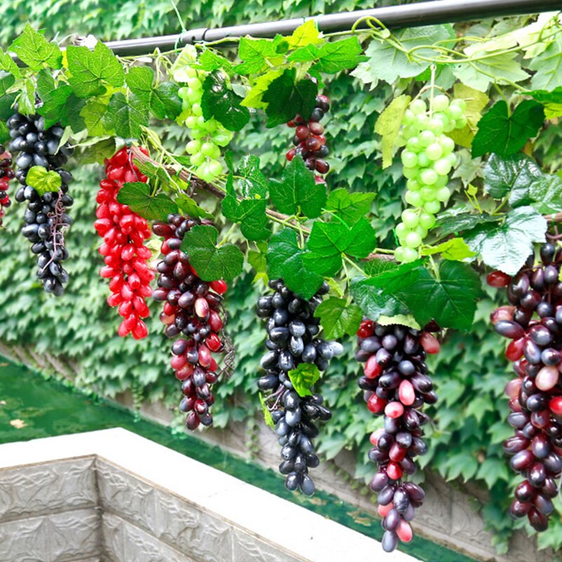 Artificial Fruit Grape High Simulation EP Material Low Price Berry Decor Diy Home Decoration Accessories Factory