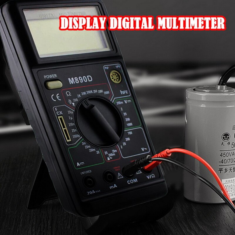 Portable Digital Multimeter AC/DC Ammeter Resistance Tester Multitester Current Tester DT830L/DT890D/DT820B/DT700B/DT3266L