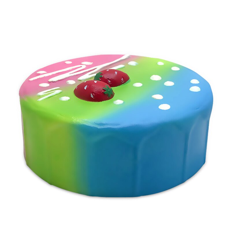 Jumbo Kawaii Strawberry Cake Squishy Slow Rising Squeeze Toys for Kids Baby Grownups Decompression Toys 11*4 CM